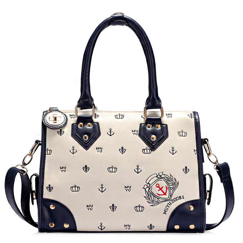 2014 Women Handbag Fashion Women Baguette Desigual Bag Preppy Style Hobo Women Messenger Bags Ladies Totes